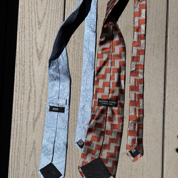 Lot of 8 Ties - brands incl. Alfred Sung, Ted Baker, Paul Smith - Picture 6 of 8